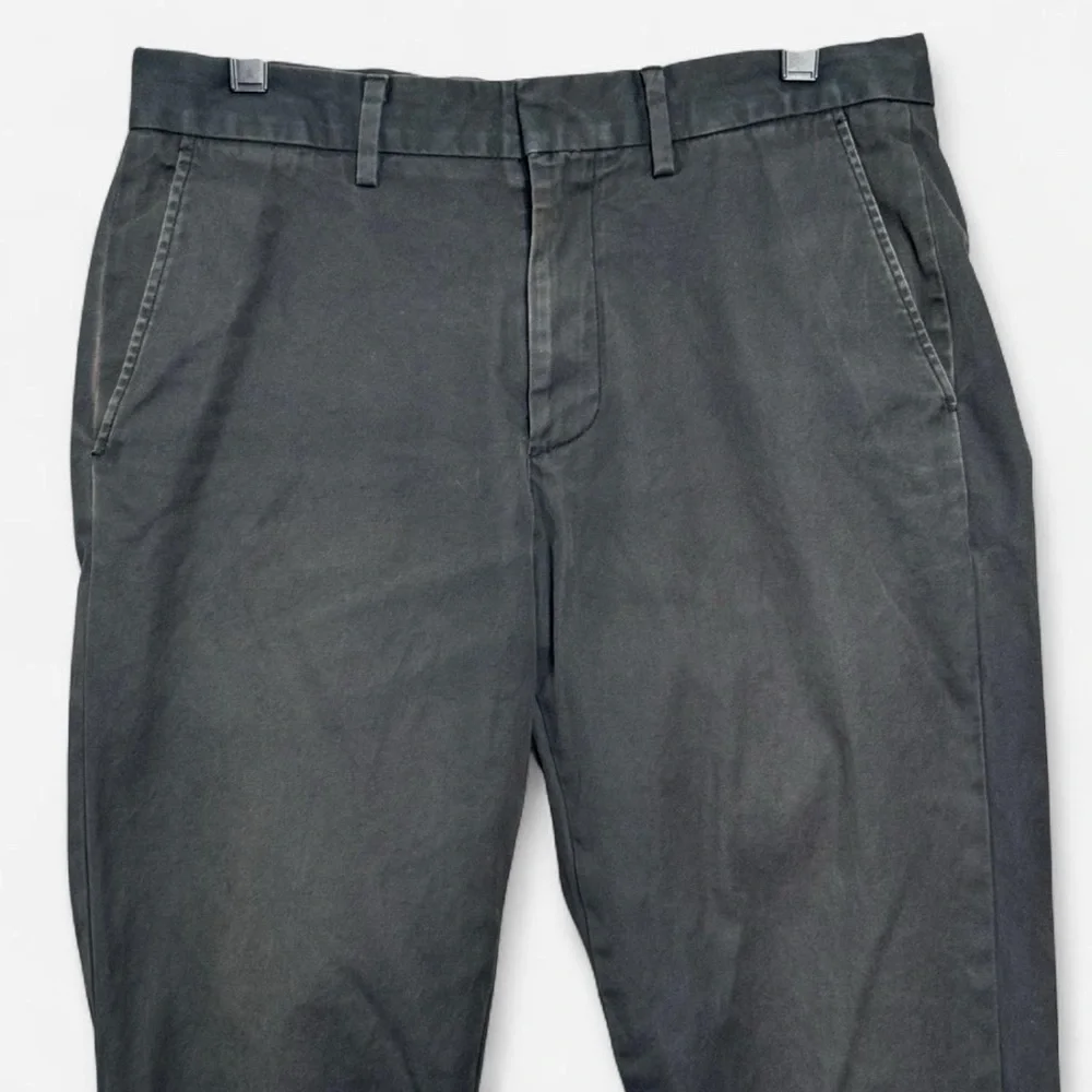 J. Crew Chino Men’s Slim Pants 30x30 Straight Leg Preppy Skate‎ Black Faded